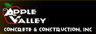 Concrete contractor Fox Cities - Apple Valley Concrete & Construction, Inc. - Appleton,, Wisconsin