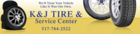 tire - K&J Tire & Service Center - Jackson, MI